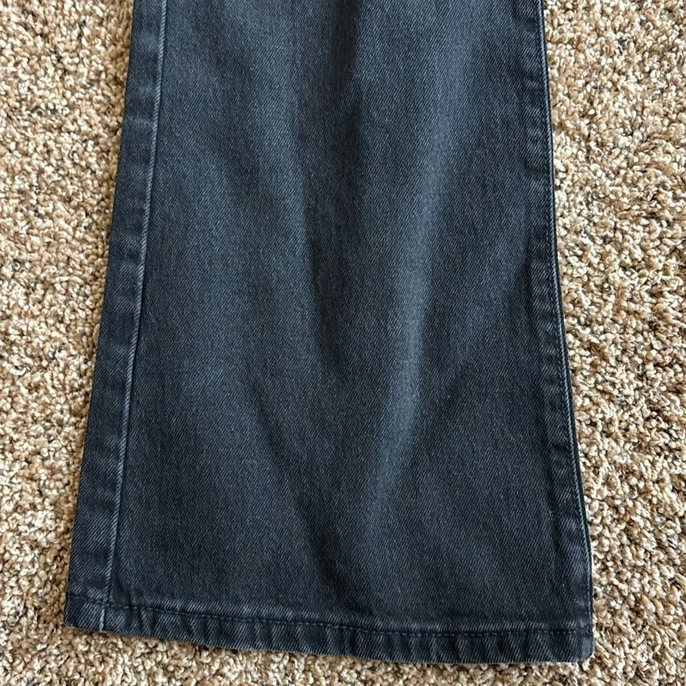 Universal Thread High Rise Black Flare Cotton Jeans Size 00 Long